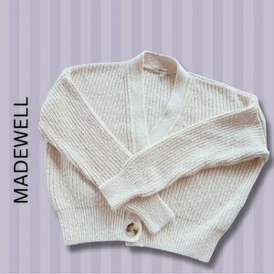 {Madewell} COTTON Cardigan Sweater